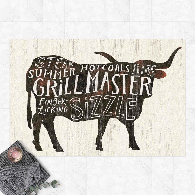 

Alfombras vinílicas - Farm BBQ - Cattle - Apaisado 2:3 Dimensión LxA: 80cm x 120cm