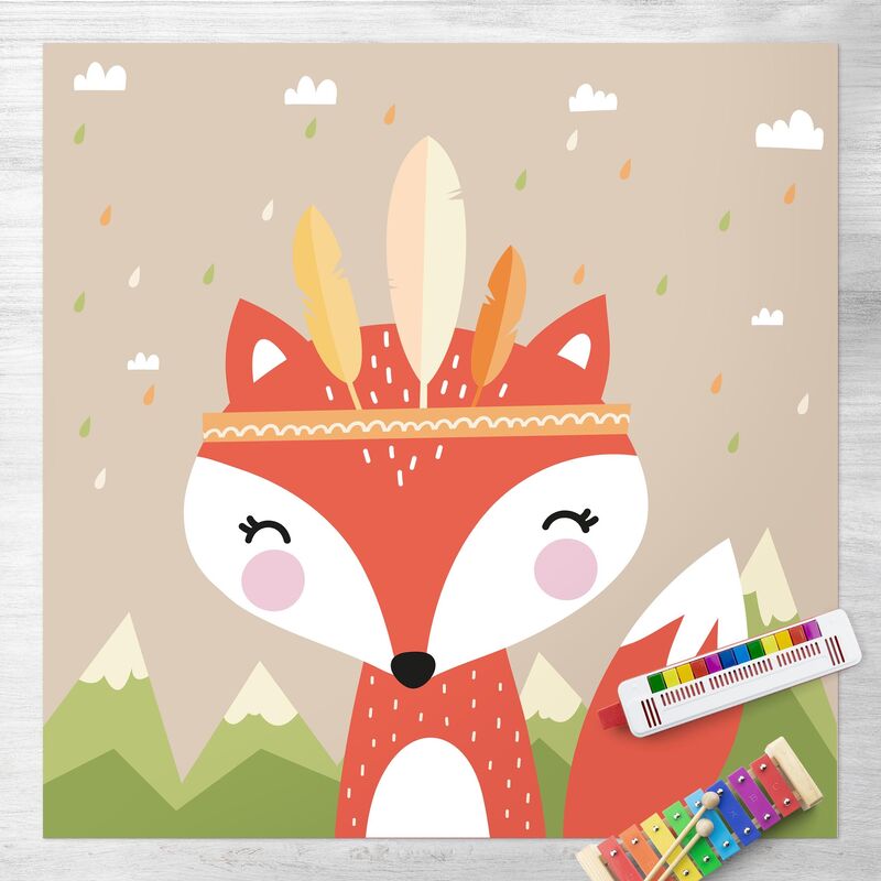 

Alfombras vinílicas - Forest Fox - Cuadrado 1:1 Dimensión LxA: 100cm x 100cm