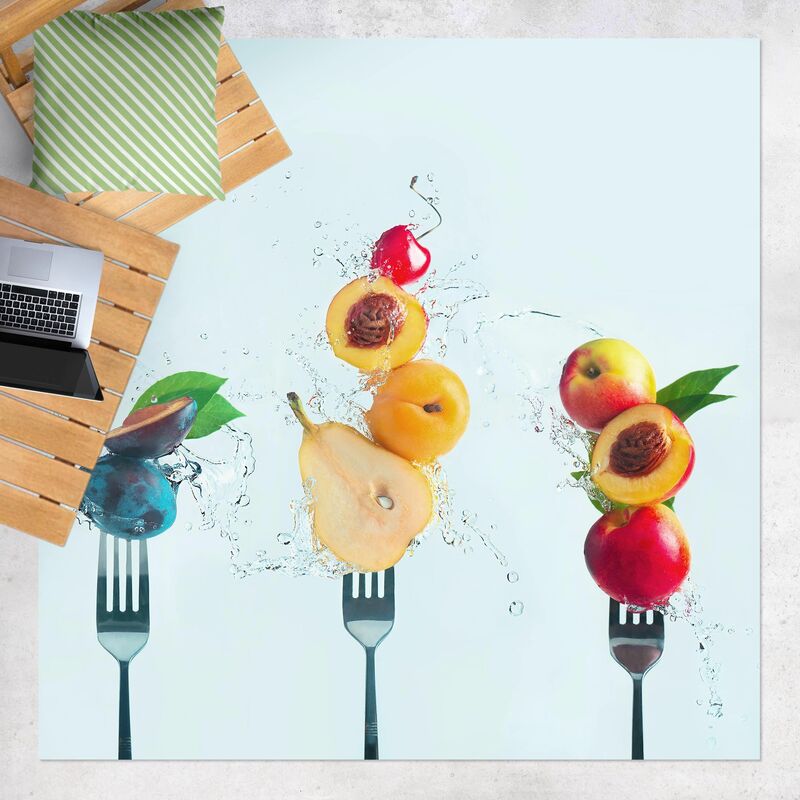 

Alfombras vinílicas - Fruit Salad - Cuadrado 1:1 Dimensión LxA: 60cm x 60cm