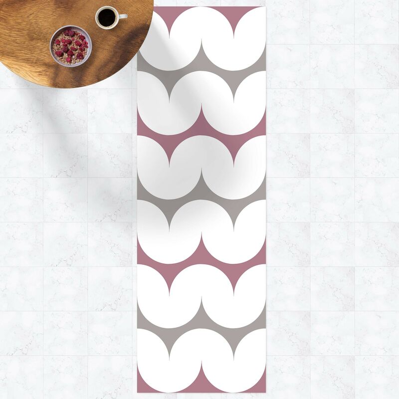 

Alfombras vinílicas - Geometrical Pattern Bulging Waves - Panorámico Dimensión LxA: 150cm x 50cm