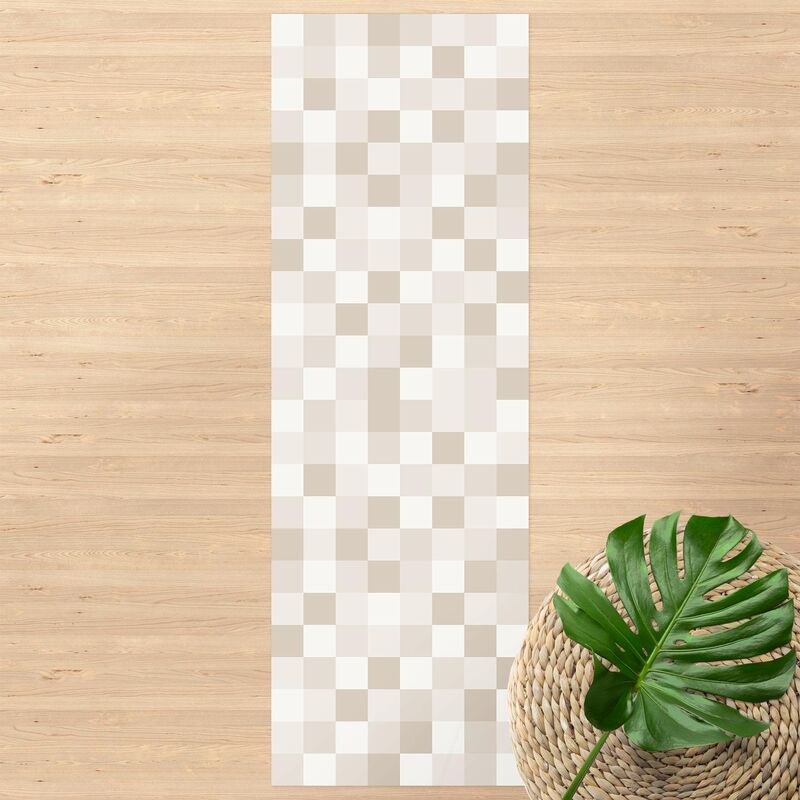 

Bilderwelten - Alfombras vinílicas - Geometrical Pattern Mosaic Sand - Panorámico Dimensión LxA: 210cm x 70cm