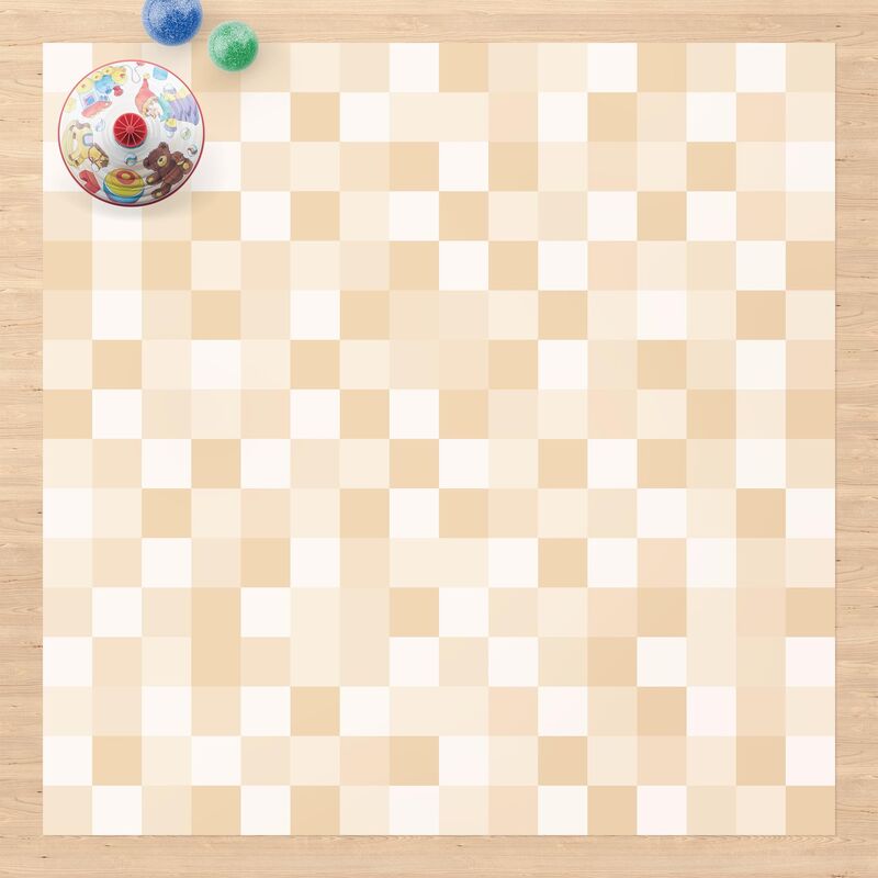 

Bilderwelten - Alfombras vinílicas - Geometrical Pattern Mosaic Yellow - Cuadrado 1:1 Dimensión LxA: 120cm x 120cm