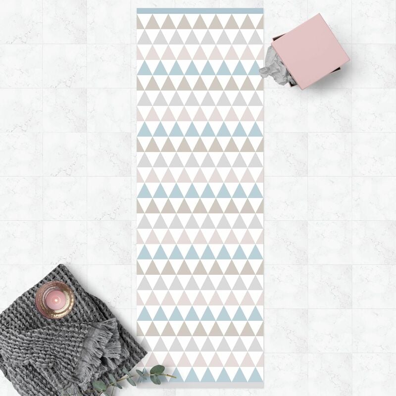 

Bilderwelten - Alfombras vinílicas - Geometrical Pattern Triangles With Stripes - Panorámico Dimensión LxA: 90cm x 30cm