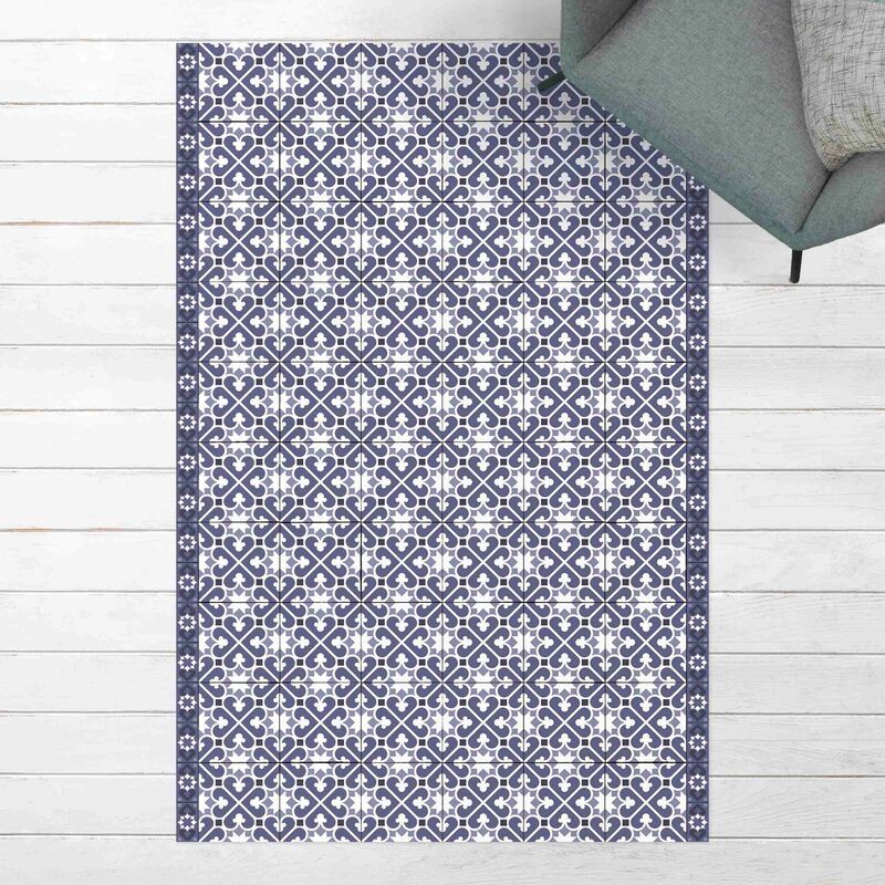 

Alfombras vinílicas - Geometrical Tile Mix Hearts Purple - Alto 3:2 Dimensión LxA: 60cm x 40cm