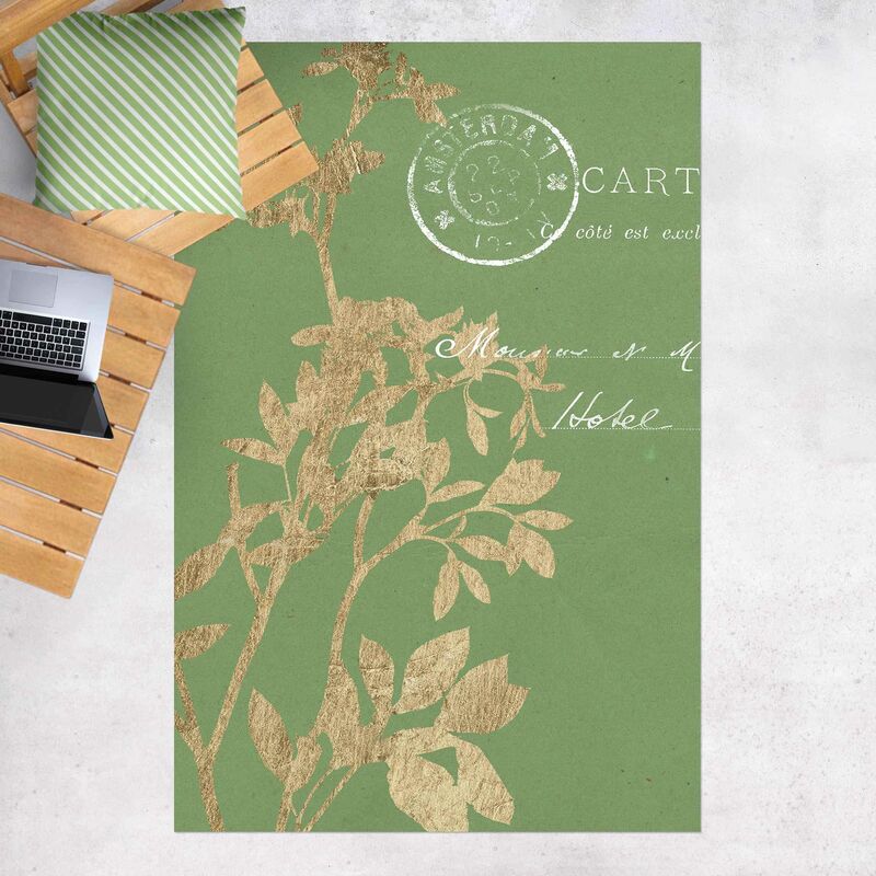 

Alfombras vinílicas - Golden Leaves On Lind I - Alto 3:2 Dimensión LxA: 150cm x 100cm