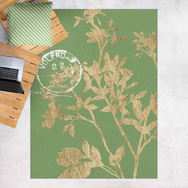 

Alfombras vinílicas - Golden Leaves On Lind II - Alto 4:3 Dimensión LxA: 140cm x 105cm