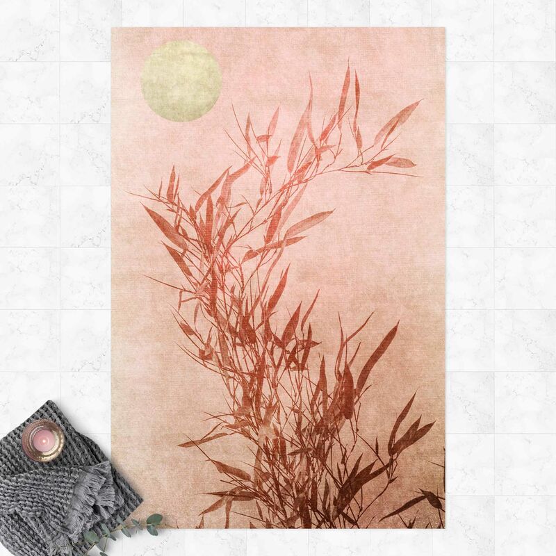 

Alfombras vinílicas - Golden Sun Pink Bamboo - Alto 3:2 Dimensión LxA: 180cm x 120cm