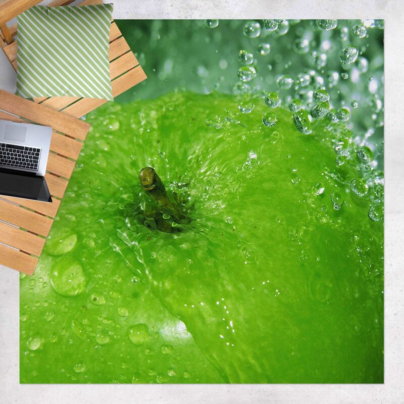 

Bilderwelten - Alfombras vinílicas - Green Apple - Cuadrado 1:1 Dimensión LxA: 120cm x 120cm