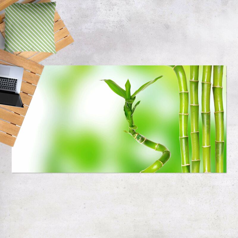 

Alfombras vinílicas - Green Bamboo - Apaisado 1:2 Dimensión LxA: 70cm x 140cm