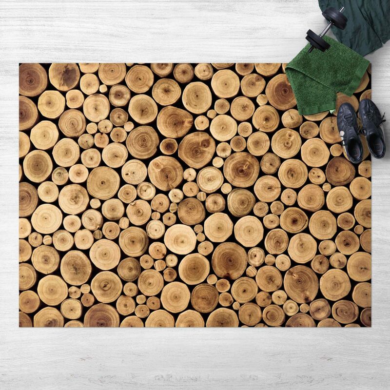 

Alfombras vinílicas - Homey Firewood - Apaisado 3:4 Dimensión LxA: 60cm x 80cm