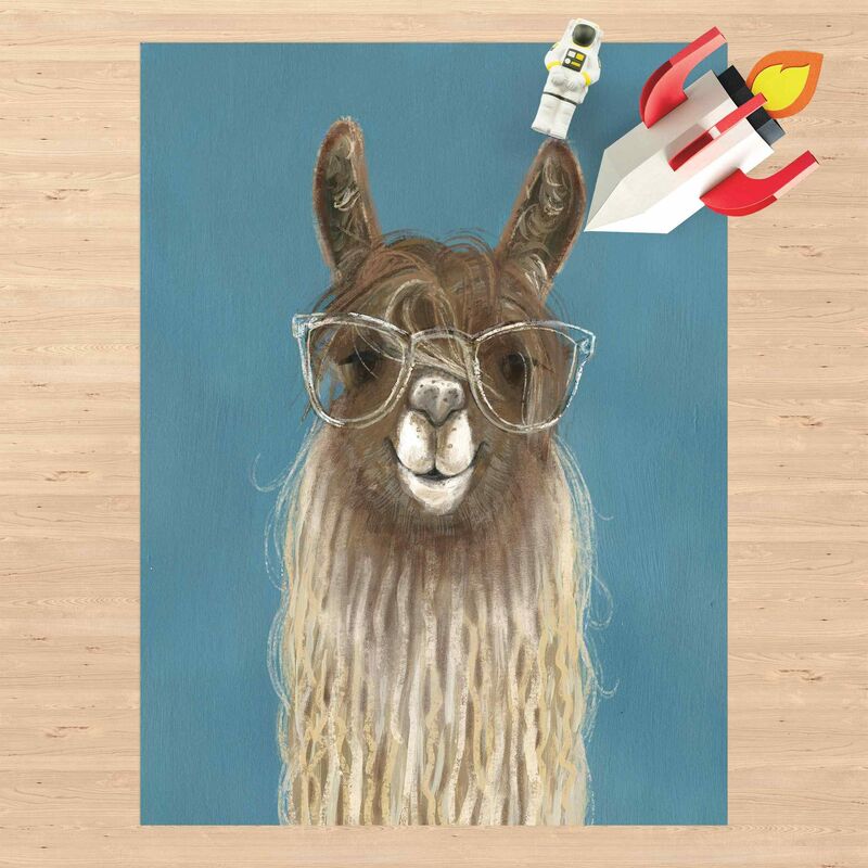 

Alfombras vinílicas - Lama With Glasses Ill - Alto 4:3 Dimensión LxA: 100cm x 75cm