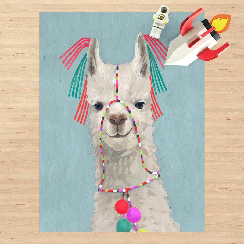 

Alfombras vinílicas - Lama With Jewellery II - Alto 4:3 Dimensión LxA: 60cm x 45cm