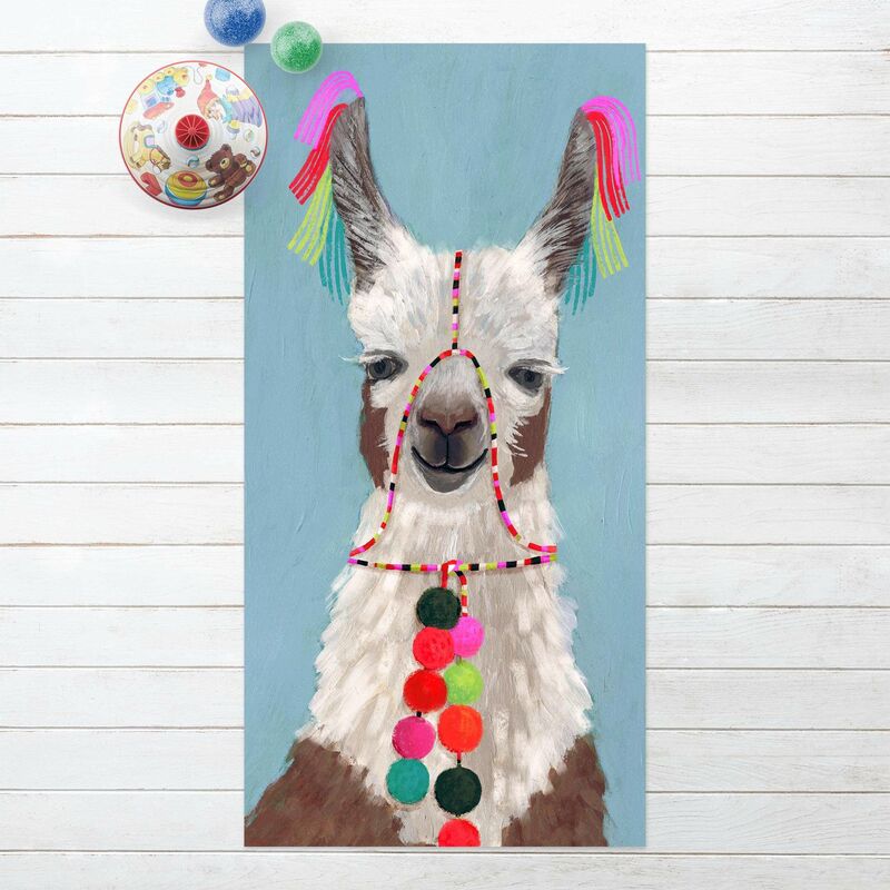 

Alfombras vinílicas - Lama With Jewellery III - Alto 2:1 Dimensión LxA: 100cm x 50cm