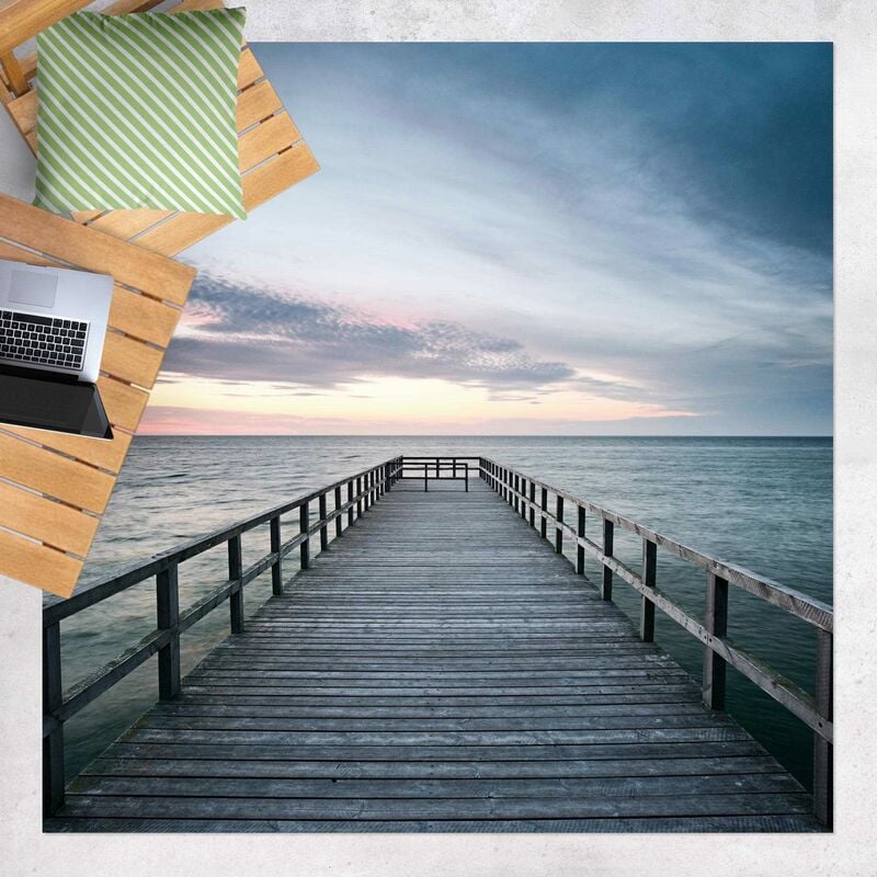 

Alfombras vinílicas - Landing Bridge Boardwalk - Cuadrado 1:1 Dimensión LxA: 60cm x 60cm