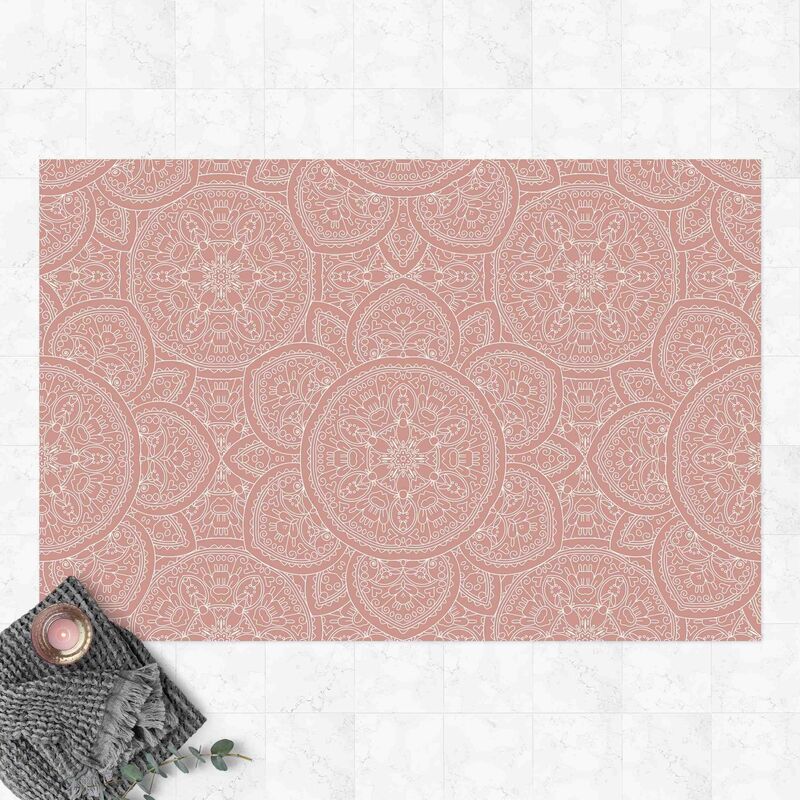 

Alfombras vinílicas - Large Mandala Pattern In Antique Pink - Apaisado 2:3 Dimensión LxA: 60cm x 90cm