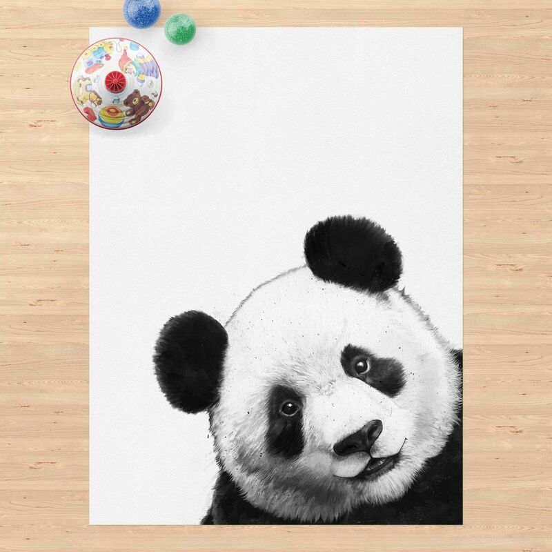 

Alfombras vinílicas - Laura Graves - Illustration Panda Black and White Drawing - Alto 4:3 Dimensión LxA: 120cm x 90cm
