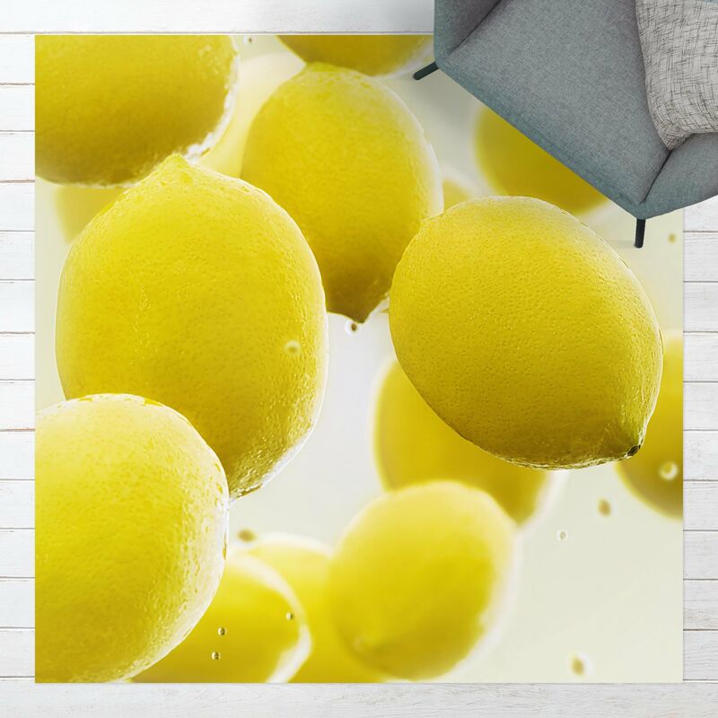 

Alfombras vinílicas - Lemons In Water - Cuadrado 1:1 Dimensión LxA: 60cm x 60cm