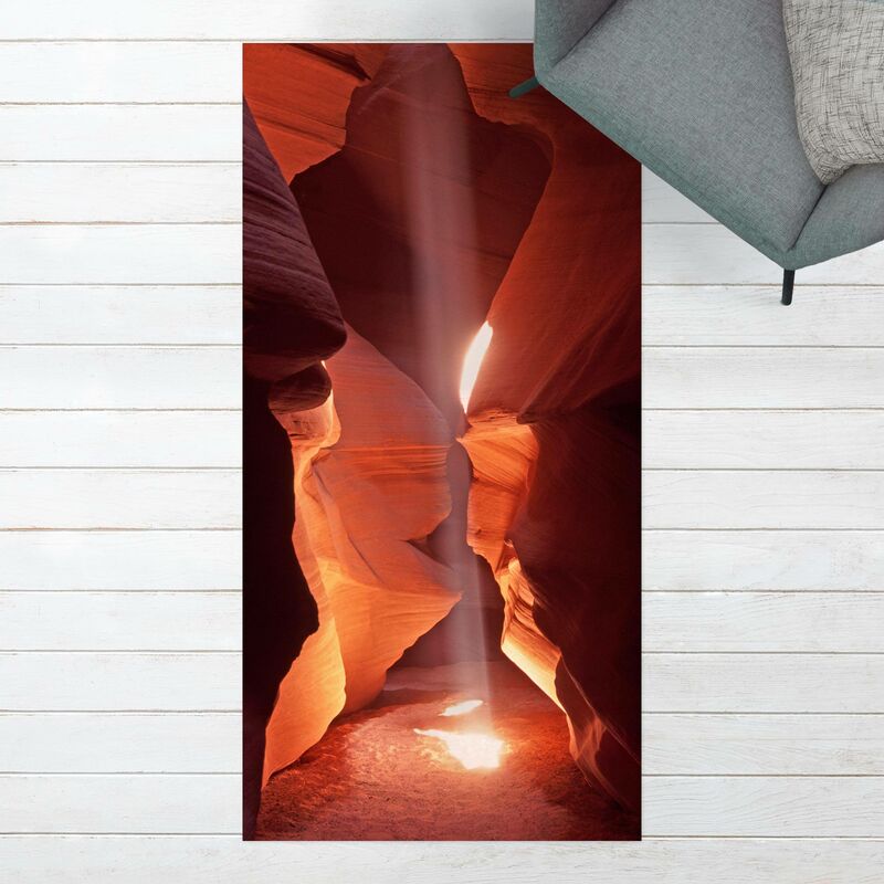 

Alfombras vinílicas - Light Beam In Antelope Canyon - Alto 2:1 Dimensión LxA: 240cm x 120cm