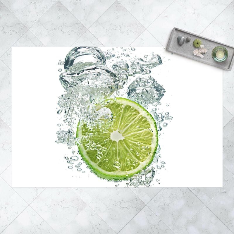 

Alfombras vinílicas - Lime Bubbles - Apaisado 2:3 Dimensión LxA: 140cm x 210cm