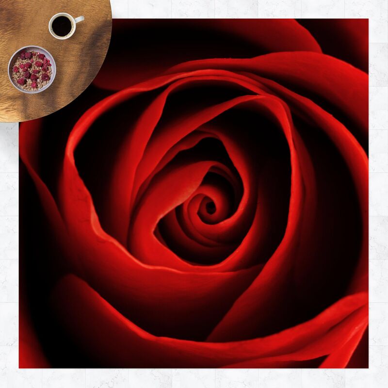 

Alfombras vinílicas - Lovely Rose - Cuadrado 1:1 Dimensión LxA: 60cm x 60cm