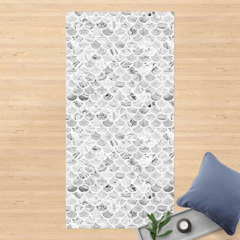 

Alfombras vinílicas - Marble Pattern In Greyscale - Alto 2:1 Dimensión LxA: 100cm x 50cm