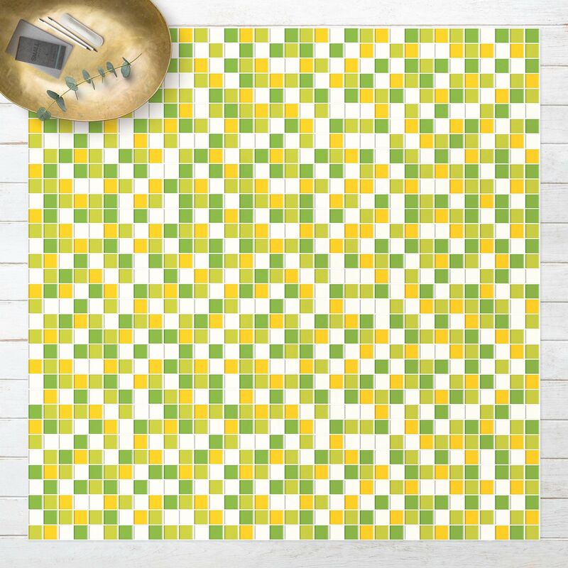 

Alfombras vinílicas - Mosaic Tiles Spring Set - Cuadrado 1:1 Dimensión LxA: 80cm x 80cm