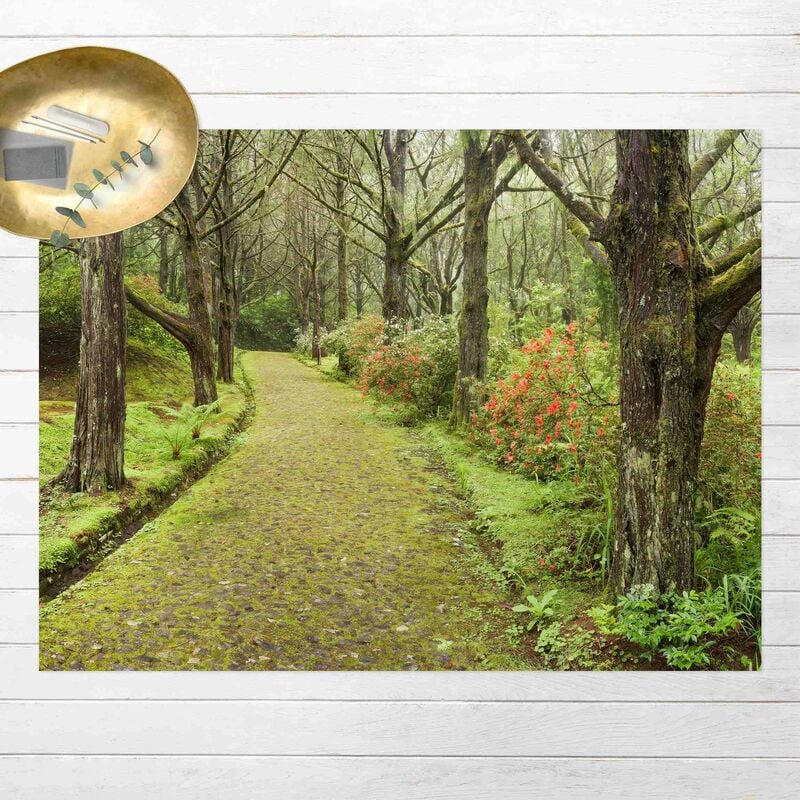 

Alfombras vinílicas - Moss-covered Road - Apaisado 3:4 Dimensión LxA: 75cm x 100cm