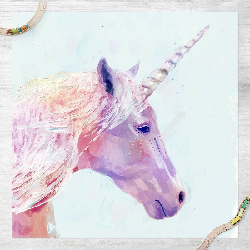 

Bilderwelten - Alfombras vinílicas - Mystical Unicorn I - Cuadrado 1:1 Dimensión LxA: 100cm x 100cm