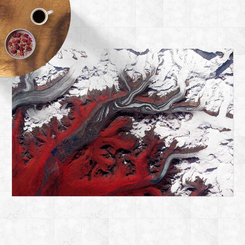 

Alfombras vinílicas - NASA Picture Glacier In Alaska - Apaisado 2:3 Dimensión LxA: 120cm x 180cm