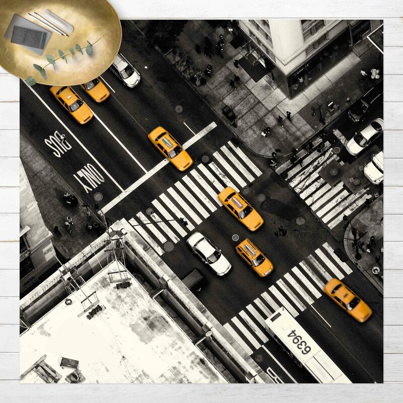 

Alfombras vinílicas - New York City Cabs - Cuadrado 1:1 Dimensión LxA: 60cm x 60cm