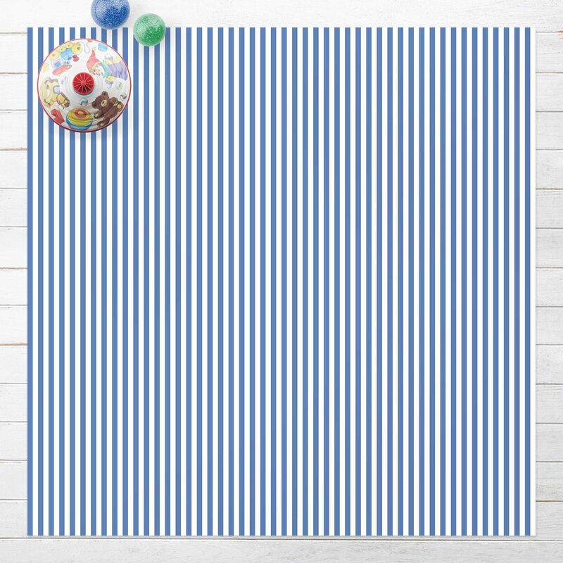 

Alfombras vinílicas - No.YK44 Stripes Blue White - Cuadrado 1:1 Dimensión LxA: 60cm x 60cm