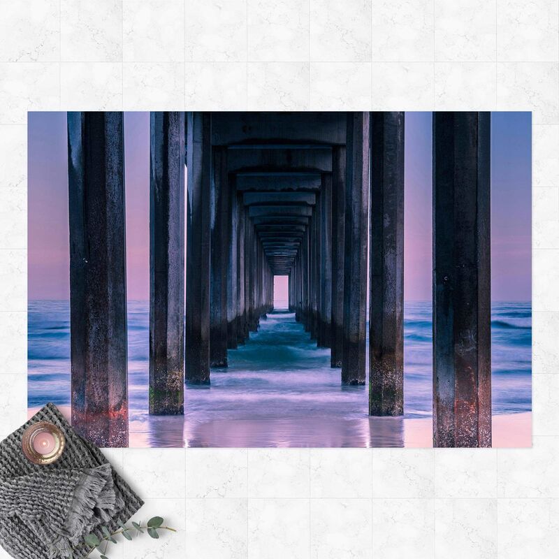 

Alfombras vinílicas - Pier At Sunset - Apaisado 2:3 Dimensión LxA: 60cm x 90cm