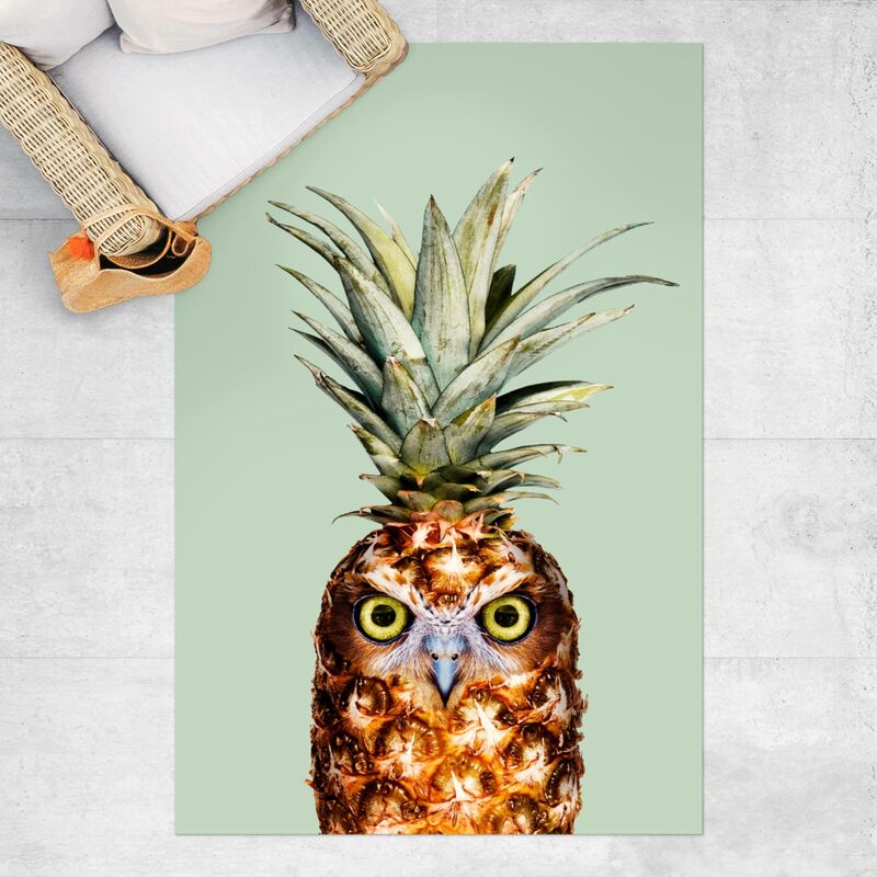 

Alfombras vinílicas - Pineapple With Owl - Alto 3:2 Dimensión LxA: 180cm x 120cm