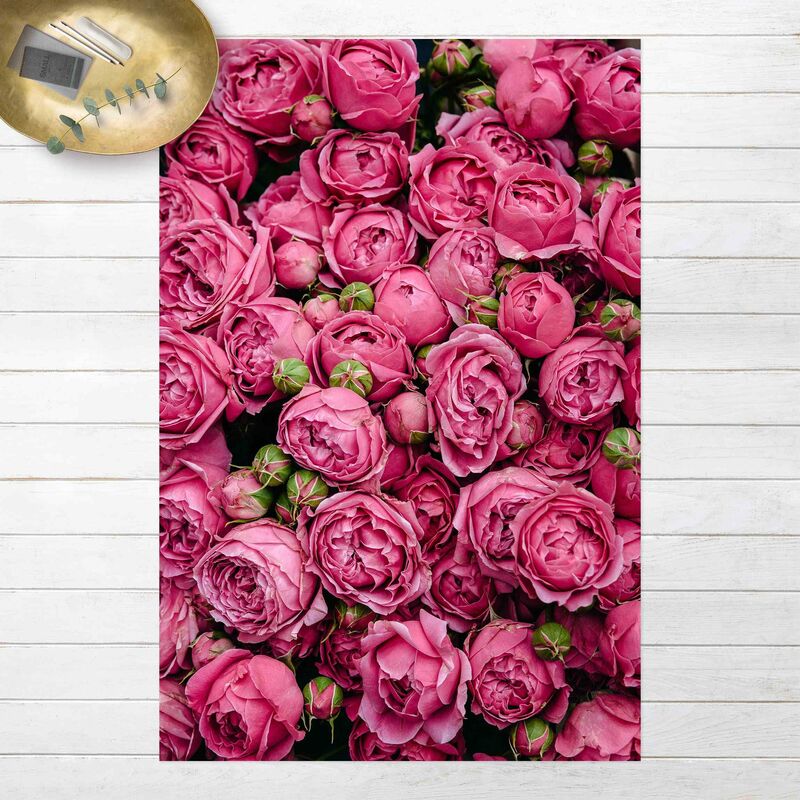 

Alfombras vinílicas - Pink Peonies - Alto 3:2 Dimensión LxA: 90cm x 60cm