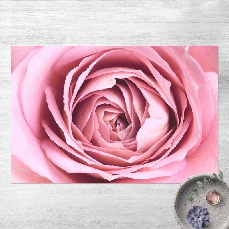 

Alfombras vinílicas - Pink Rose Blossom - Apaisado 2:3 Dimensión LxA: 40cm x 60cm