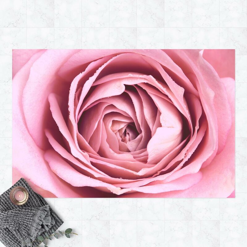 

Alfombras vinílicas - Pink Rose Blossom - Apaisado 2:3 Dimensión LxA: 40cm x 60cm