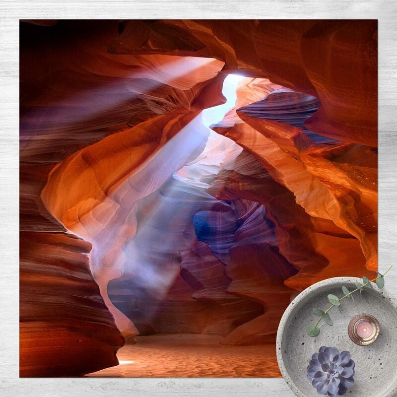 

Bilderwelten - Alfombras vinílicas - Play Of Light In Antelope Canyon - Cuadrado 1:1 Dimensión LxA: 40cm x 40cm