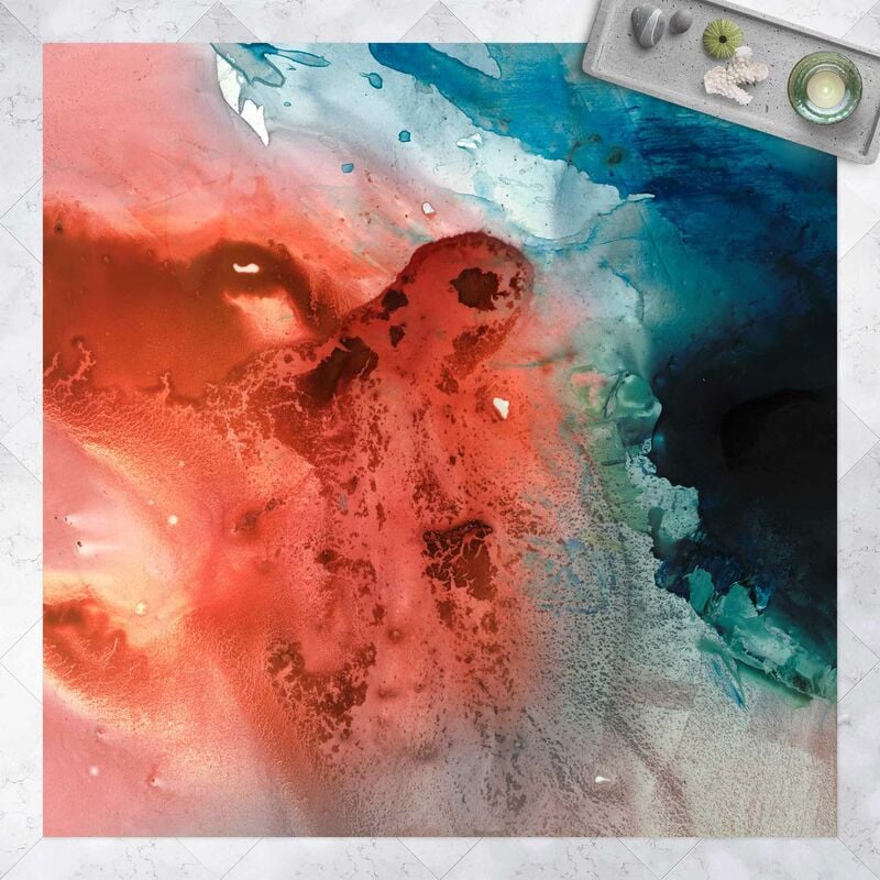 

Bilderwelten - Alfombras vinílicas - Playful Watercolours - Cuadrado 1:1 Dimensión LxA: 120cm x 120cm