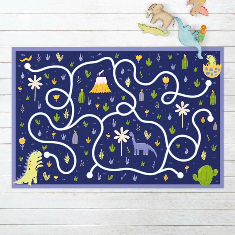 

Alfombras vinílicas - Playoom Mat Dinosaurs - Dino Mom Looking For Her Baby - Apaisado 2:3 Dimensión LxA: 60cm x 90cm