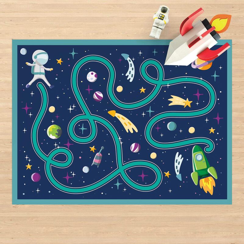 

Alfombras vinílicas - Playoom Mat Space- Back To The Rocket Ship - Apaisado 3:4 Dimensión LxA: 120cm x 160cm