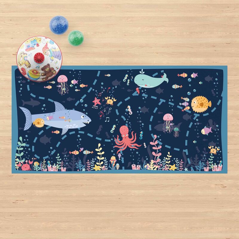 

Alfombras vinílicas - Playoom Mat Under Water - An Expedition - Apaisado 1:2 Dimensión LxA: 60cm x 120cm