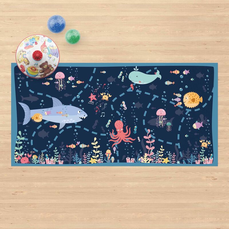 

Bilderwelten - Alfombras vinílicas - Playoom Mat Under Water - An Expedition - Apaisado 1:2 Dimensión LxA: 110cm x 220cm