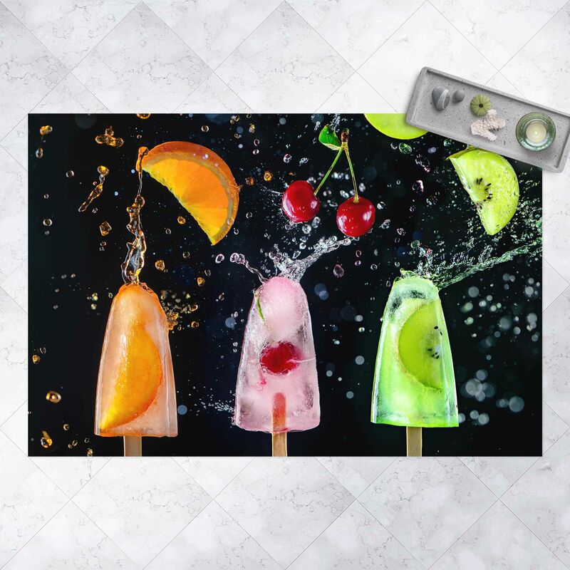 

Alfombras vinílicas - Popsicle - Apaisado 2:3 Dimensión LxA: 40cm x 60cm