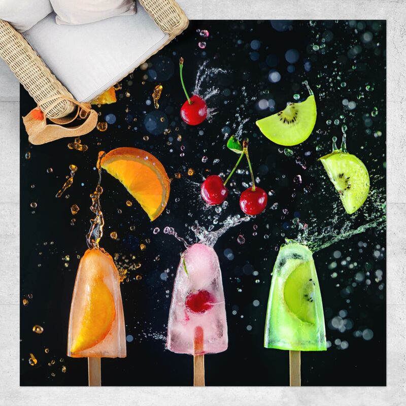 

Bilderwelten - Alfombras vinílicas - Popsicle - Cuadrado 1:1 Dimensión LxA: 120cm x 120cm