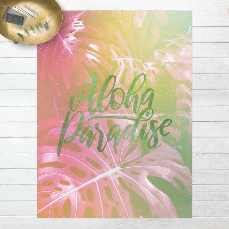 

Alfombras vinílicas - Rainbow - Aloha Paradise - Alto 4:3 Dimensión LxA: 60cm x 45cm