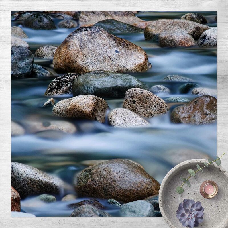 

Bilderwelten - Alfombras vinílicas - River In Canada - Cuadrado 1:1 Dimensión LxA: 120cm x 120cm