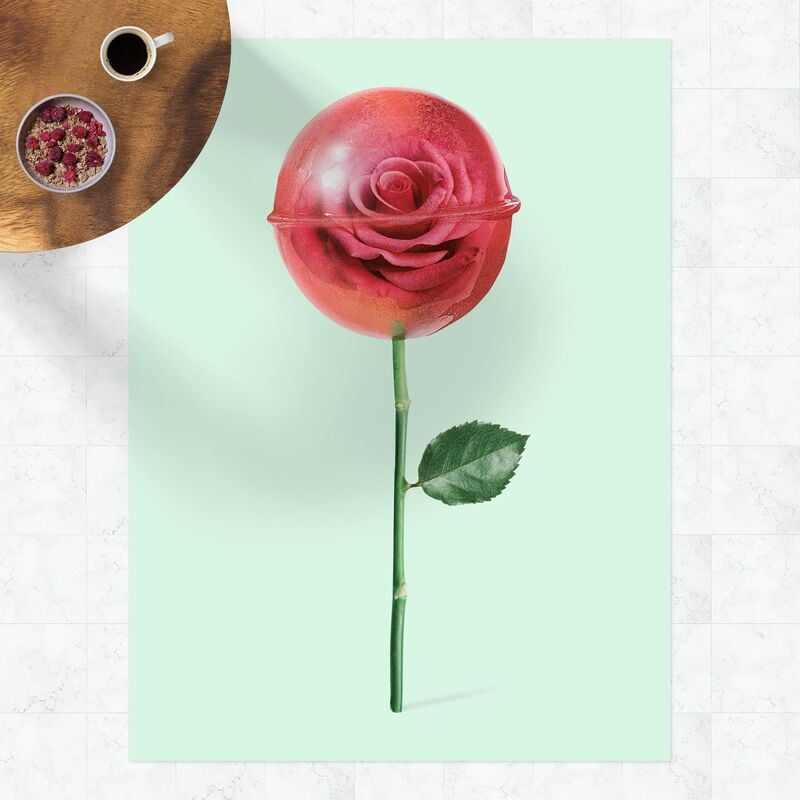 

Alfombras vinílicas - Rose With Lollipop - Alto 4:3 Dimensión LxA: 80cm x 60cm