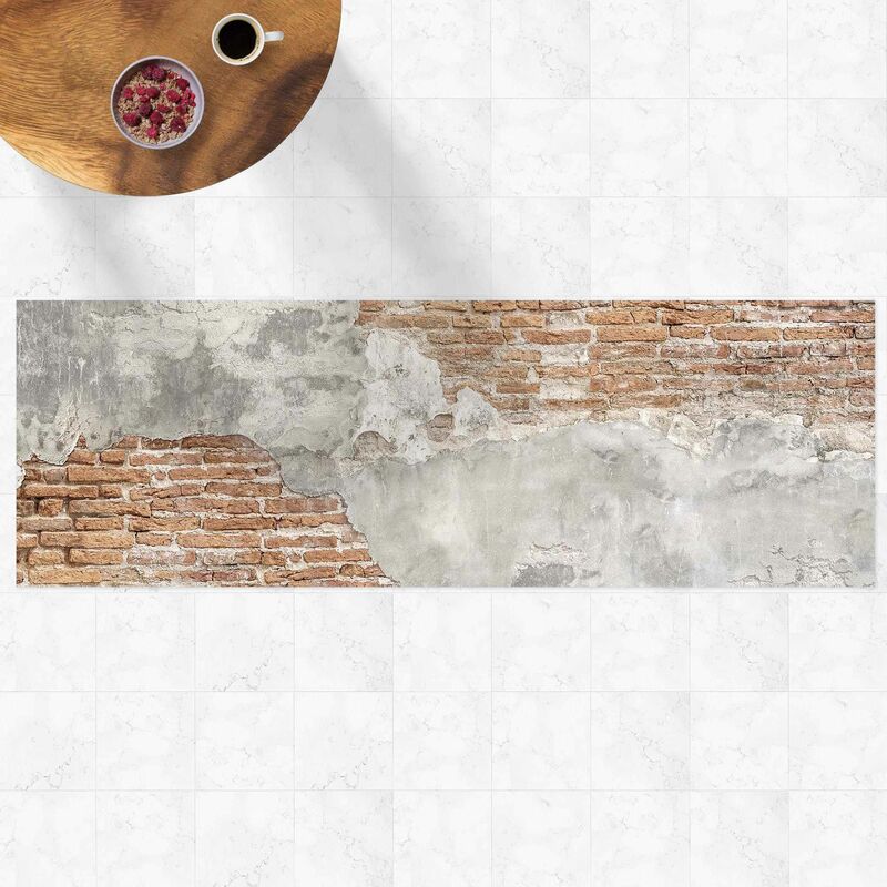 

Alfombras vinílicas - Shabby Brick Wall - Panorama Formato apaisado Dimensión LxA: 30cm x 90cm