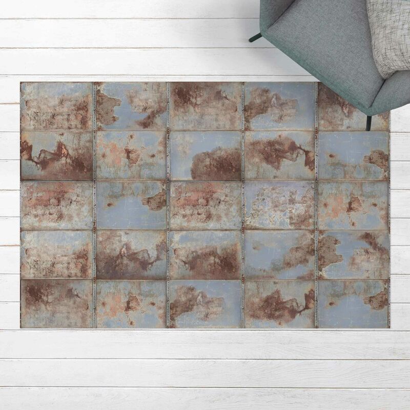 

Alfombras vinílicas - Shabby Industrial Metal Look - Apaisado 2:3 Dimensión LxA: 40cm x 60cm