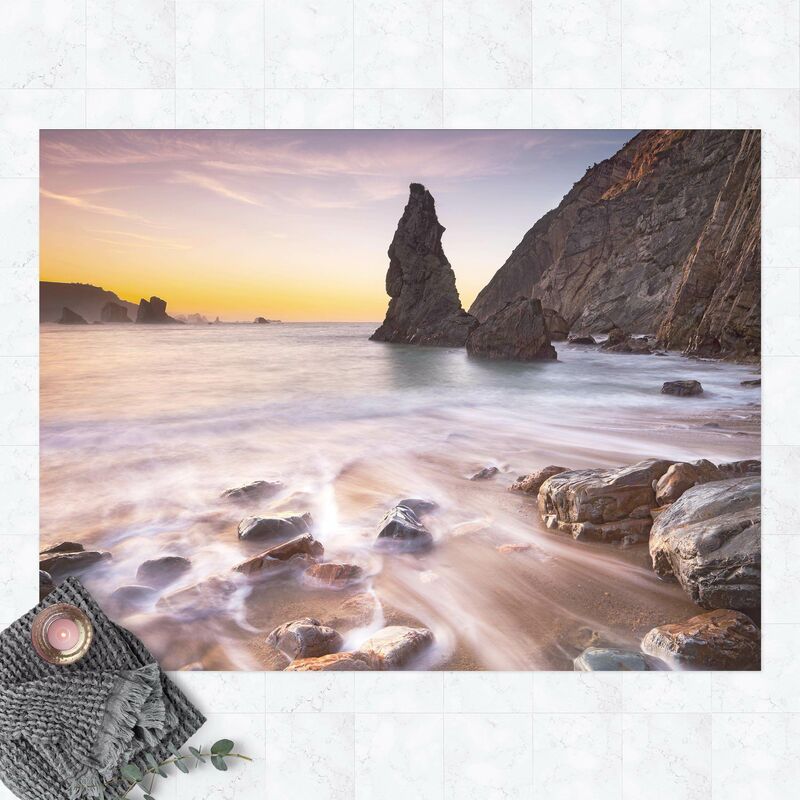 

Alfombras vinílicas - Spanish Beach At Sunrise - Apaisado 3:4 Dimensión LxA: 75cm x 100cm